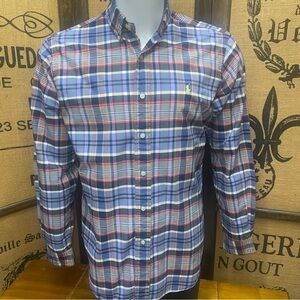 Ralph Lauren Cotton Button Down Shirt, M, Classic Fit